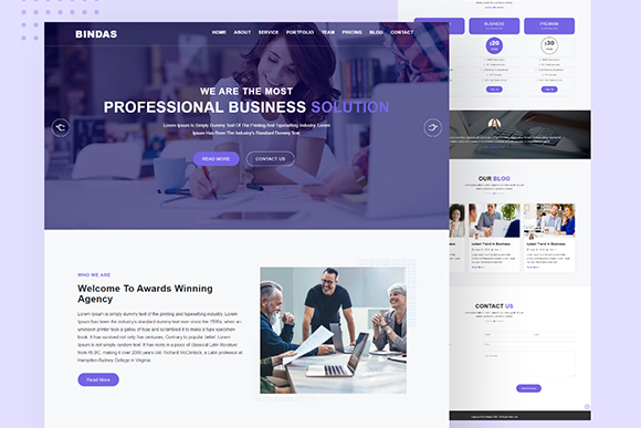 Bindas Consulting & Business Website Template