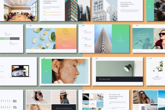 Linked: A Minimal & Simple Powerpoint Template for Modern Presentations