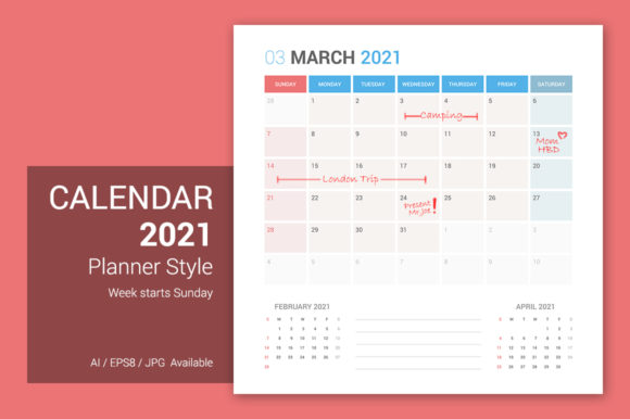 Organize Your Year with a Sunday Start Calendar 201 Planner